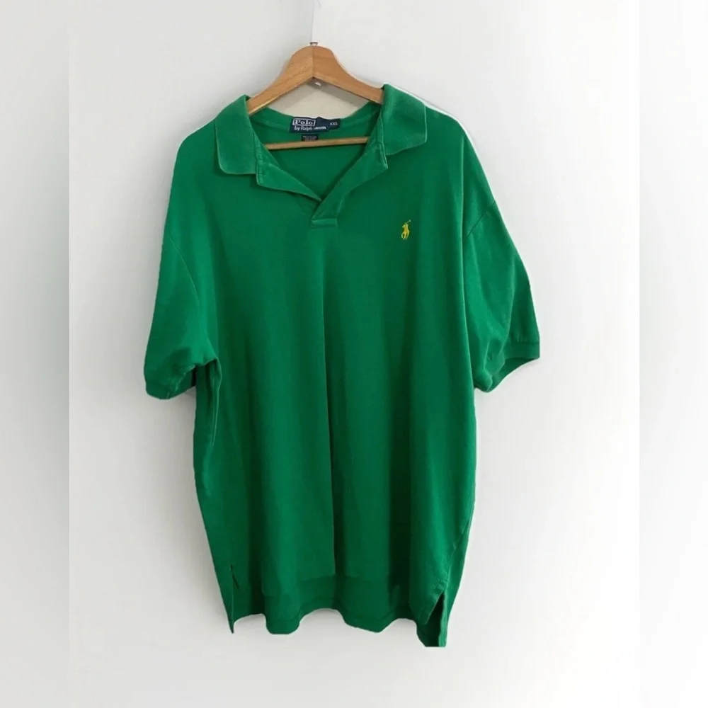 Polo by Ralph Lauren Men's Green Polo Shirt Preppy Golf Casual Classic
